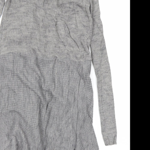 New Look Womens Grey   Cardigan Jumper Size M
