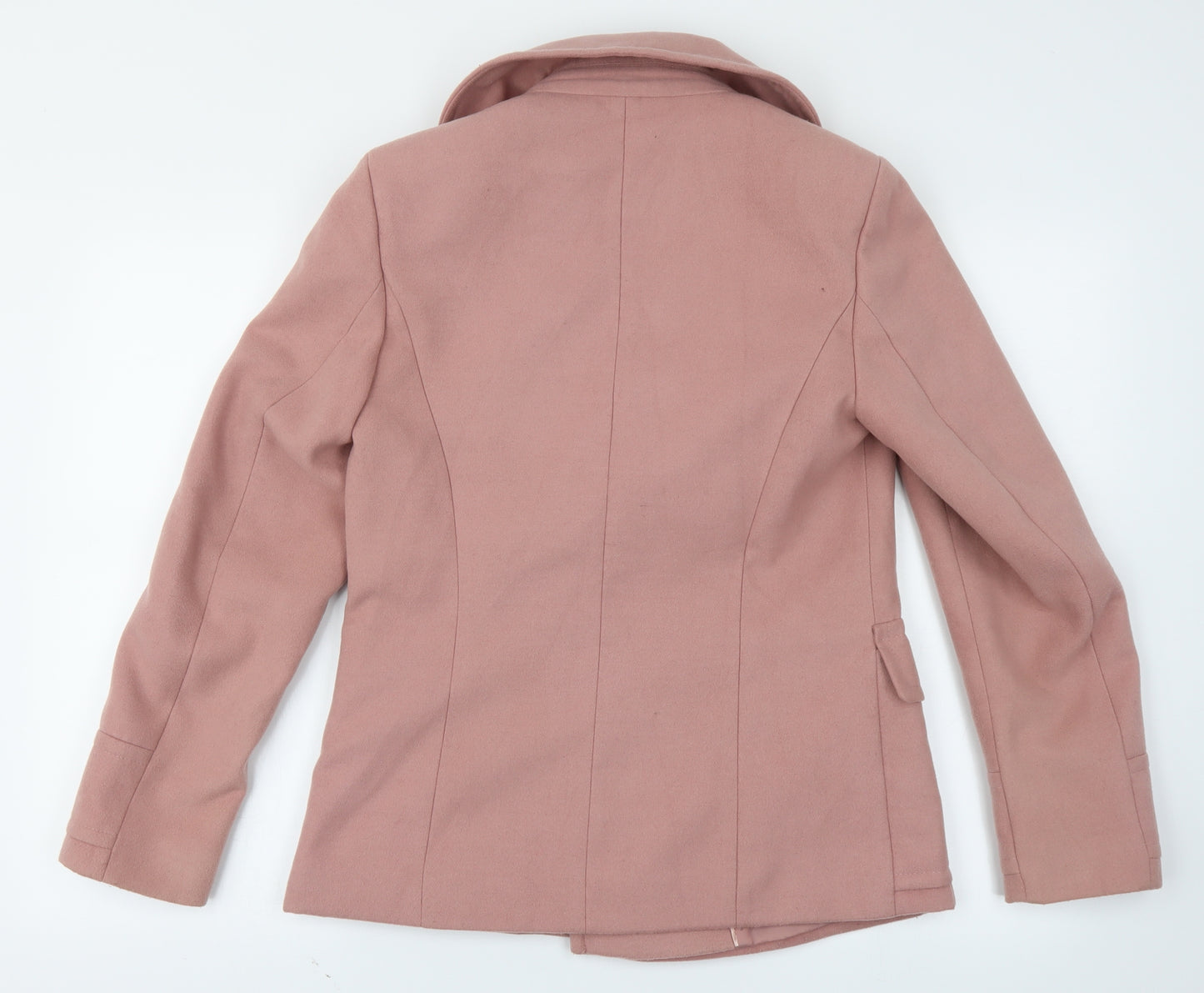 M&S Collection Womens Pink   Pea Coat Coat Size 10
