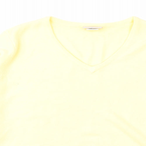 Mackays Womens Yellow  Knit Pullover Jumper Size L