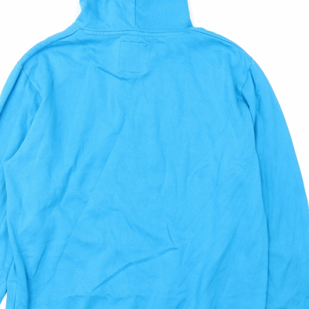 Henleys Mens Blue   Pullover Hoodie Size XL