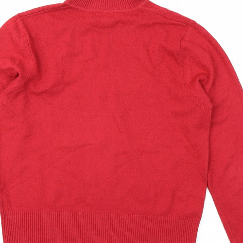 Filati Womens Red   Pullover Jumper Size M