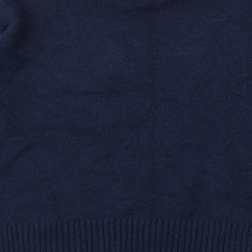 Per Una Womens Blue  Knit Pullover Jumper Size 12