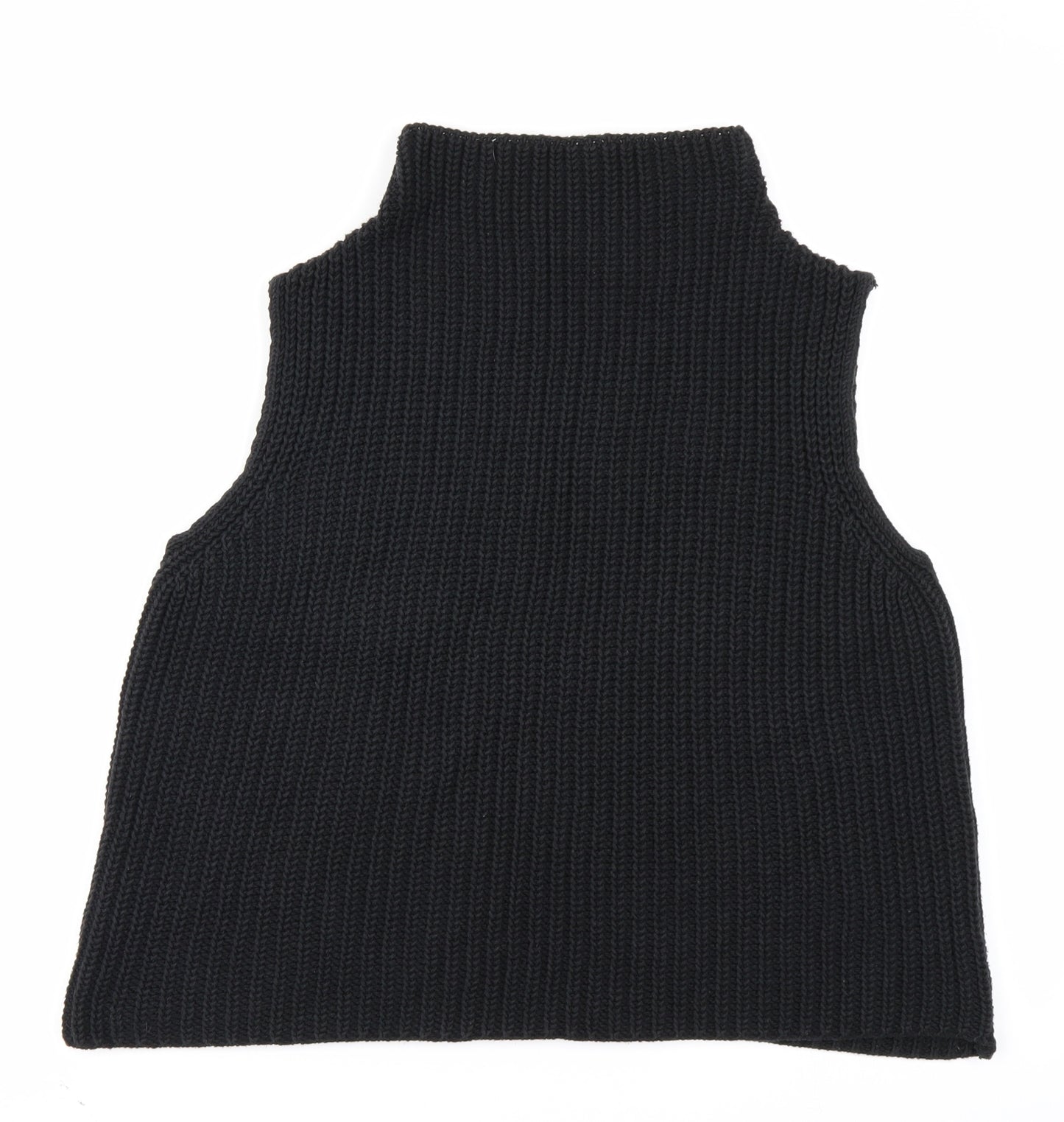 NEXT Womens Black  Knit Vest Jumper Size 14