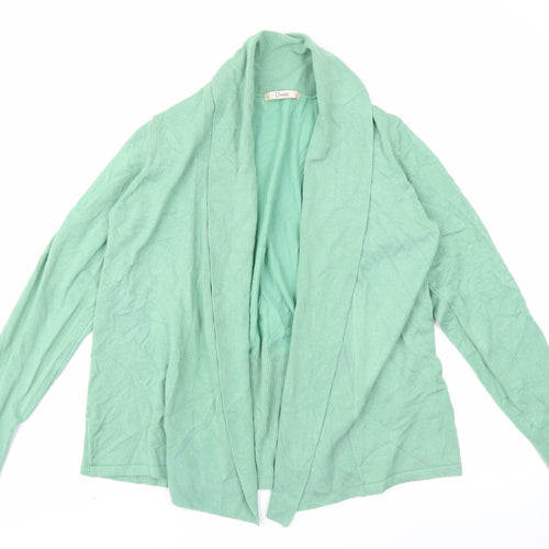 Classic Womens Green  Knit Cardigan Jumper Size 12