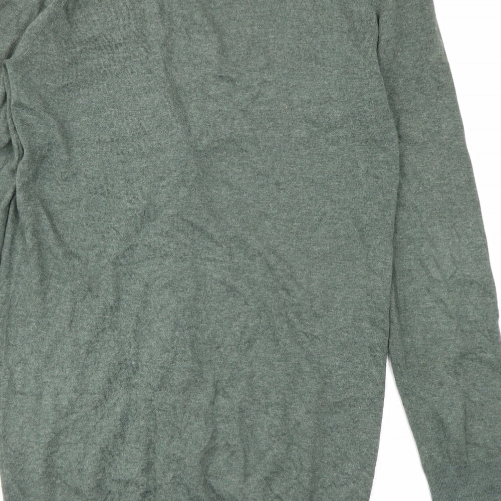 Topshop Womens Green  Knit Cardigan Jumper Size 14