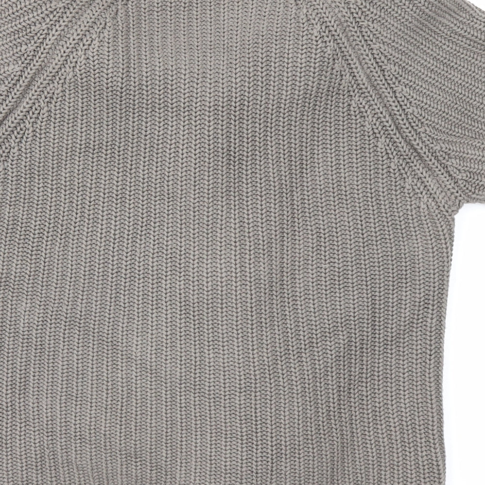 Fat Face Womens Brown  Knit Cardigan Jumper Size 14