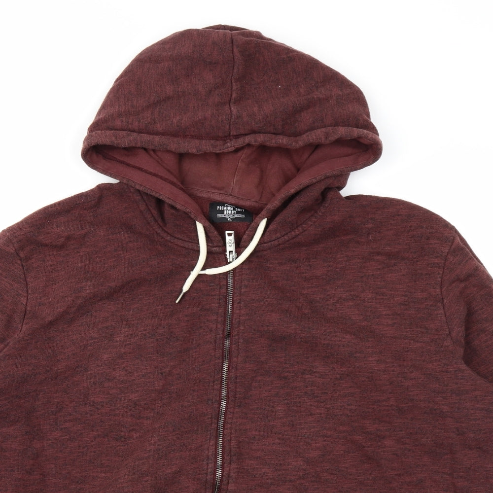 NEXT Mens Brown   Full Zip Hoodie Size XL
