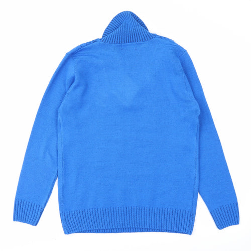 CHIC Womens Blue   Pullover Jumper Size S