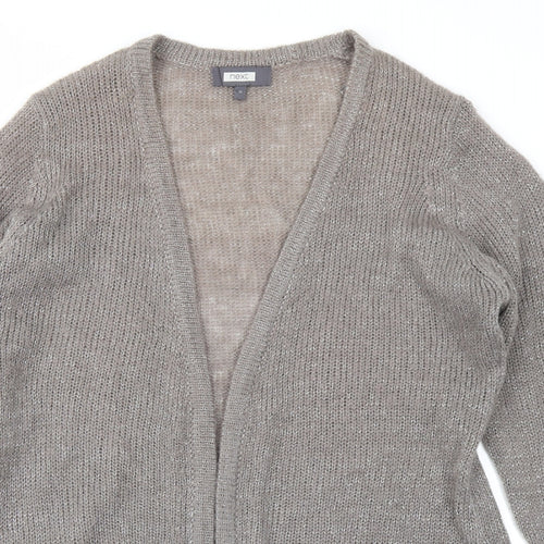 NEXT Womens Grey  Knit Cardigan Jumper Size 14