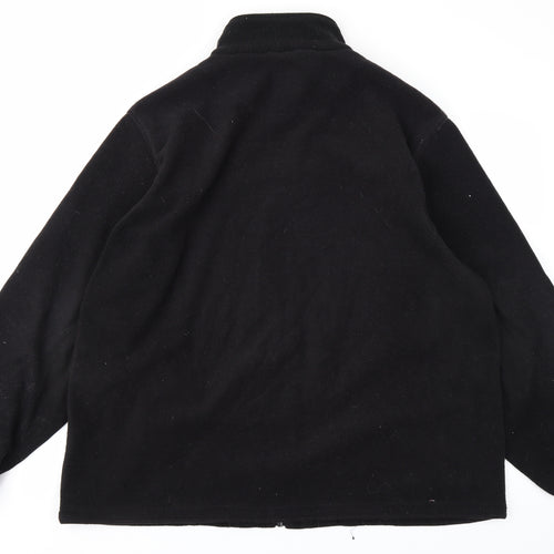 Snowdonia Womens Black  Fleece Full Zip Sweatshirt Size 16