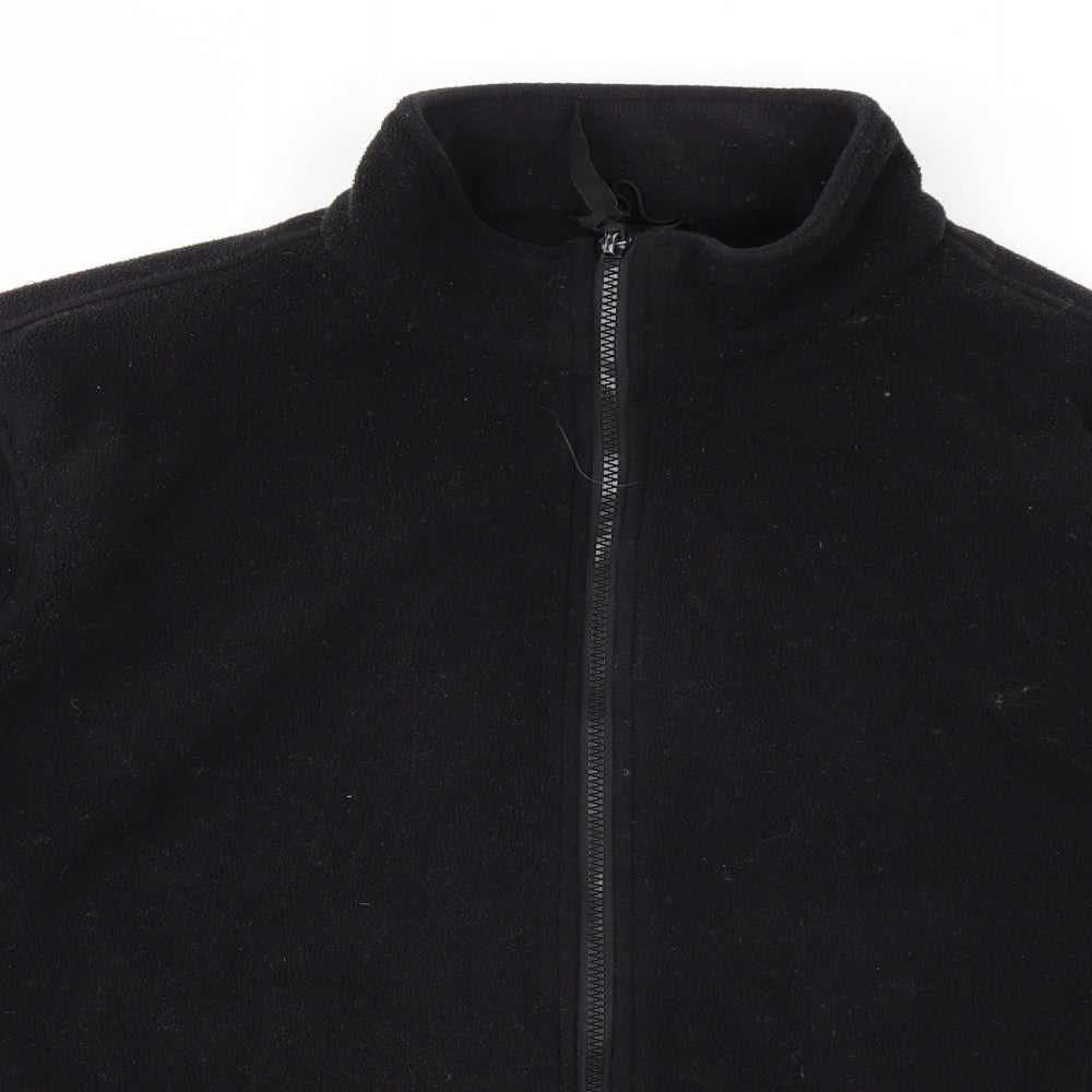 Snowdonia Womens Black  Fleece Full Zip Sweatshirt Size 16