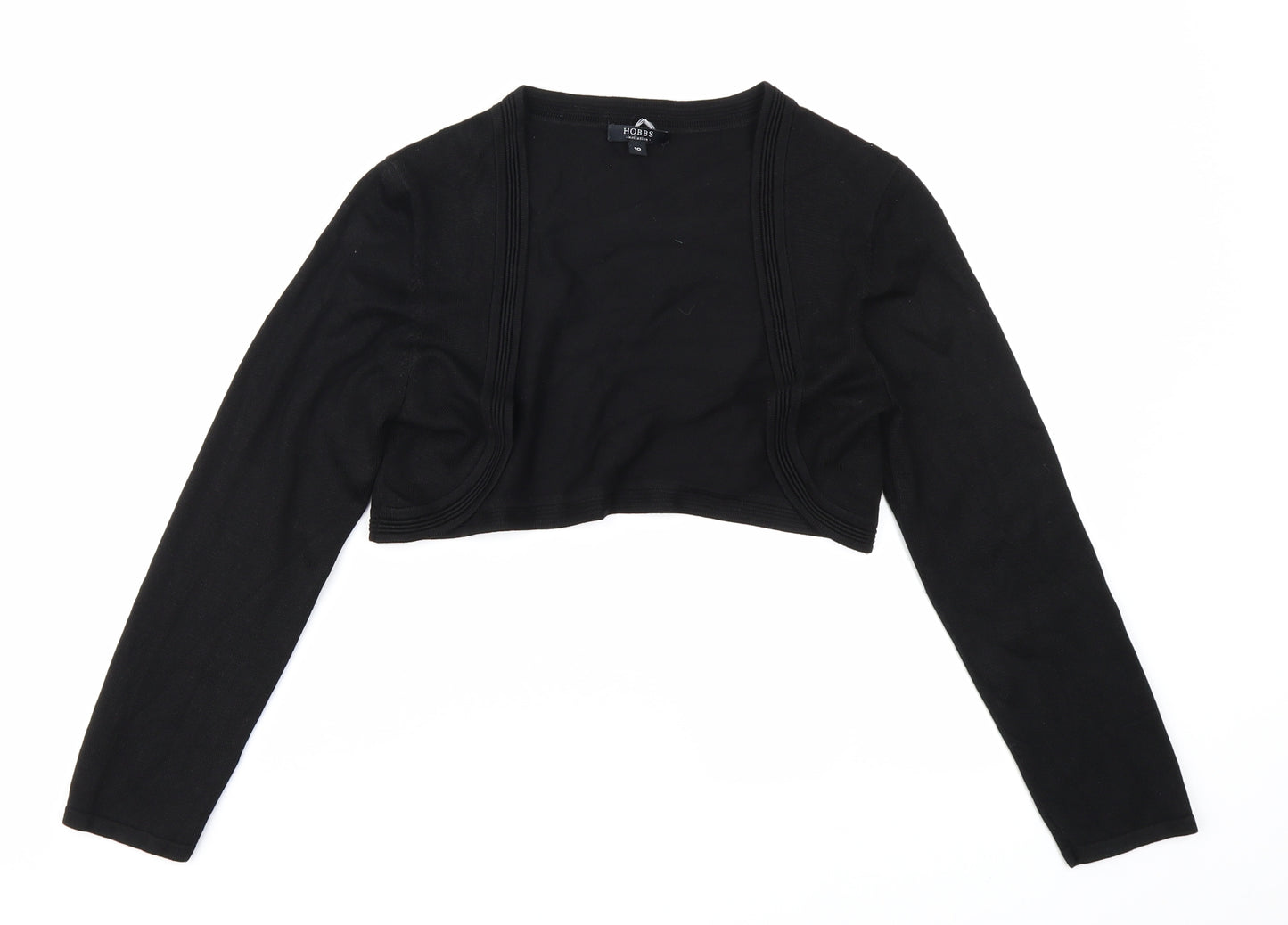 Hobbs Womens Black  Knit Cardigan Jumper Size 10
