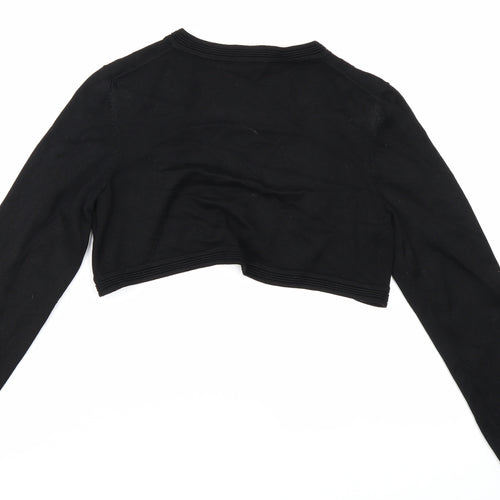 Hobbs Womens Black  Knit Cardigan Jumper Size 10