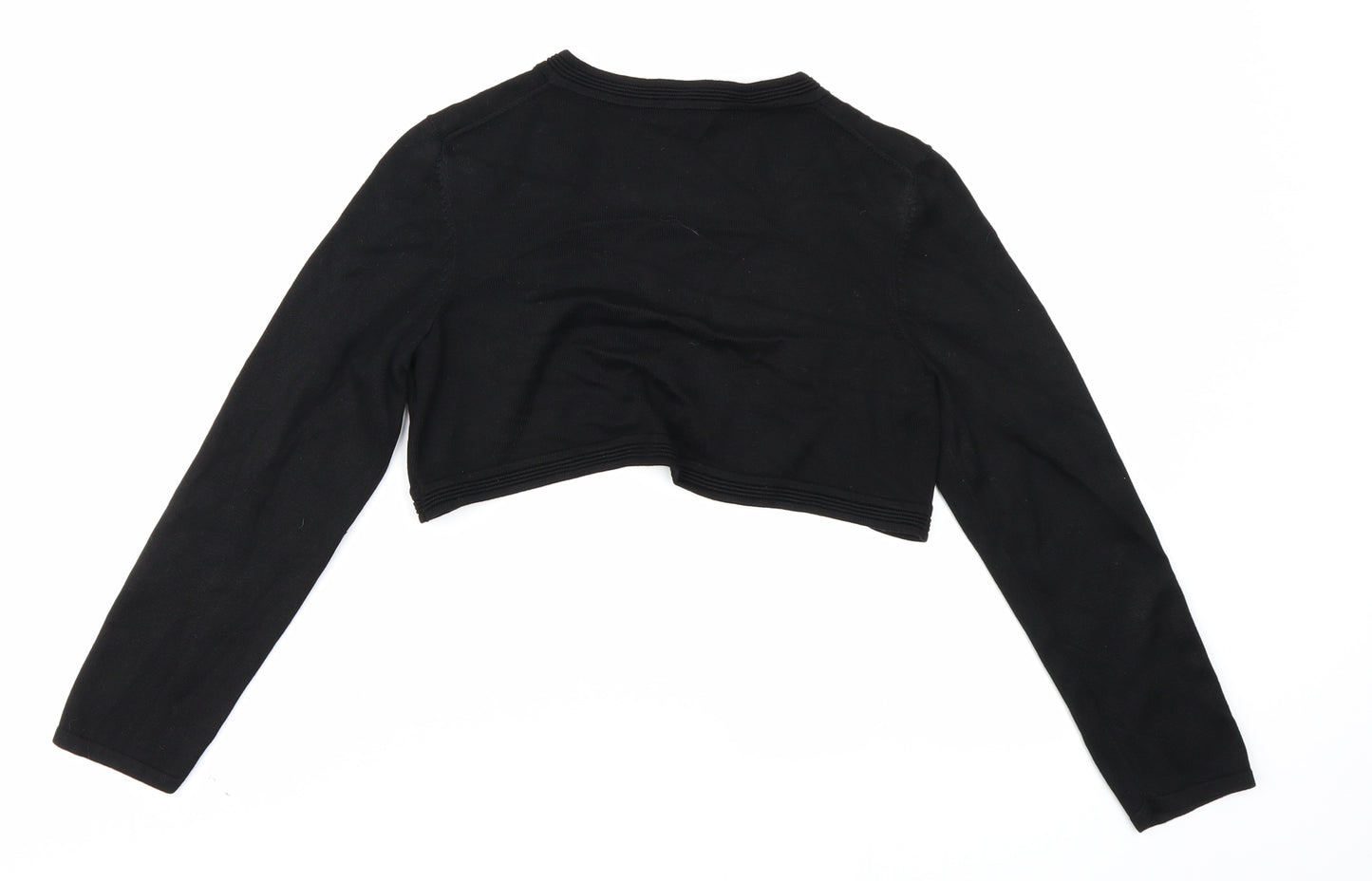 Hobbs Womens Black  Knit Cardigan Jumper Size 10