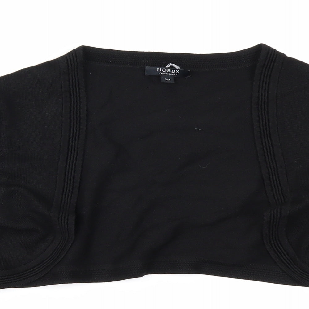 Hobbs Womens Black  Knit Cardigan Jumper Size 10