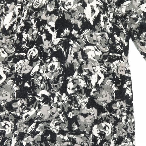 TU Womens Grey Floral Knit Jumper Dress  Size 18