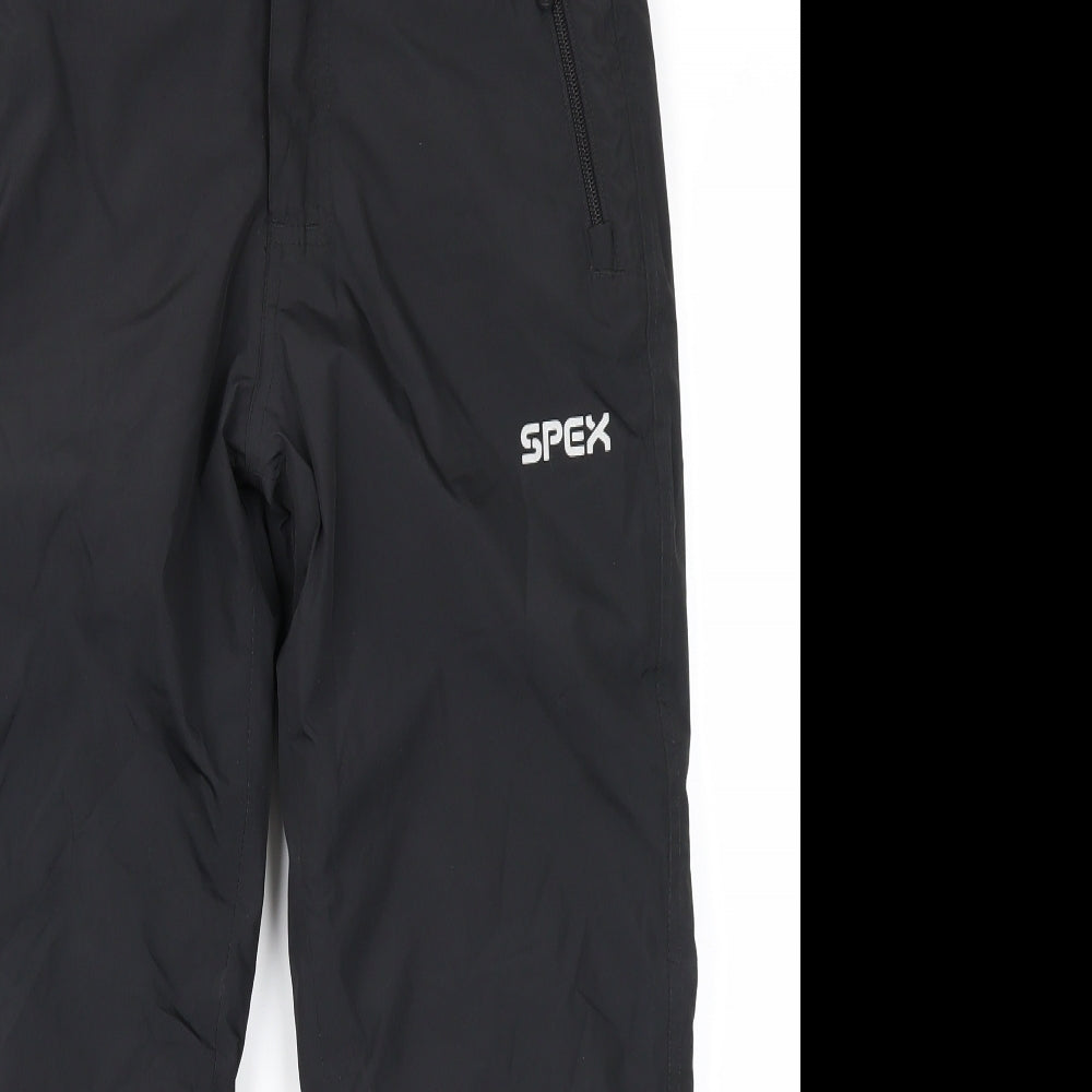 SPEX Boys Black   Snow Pants Trousers Size 10 Years