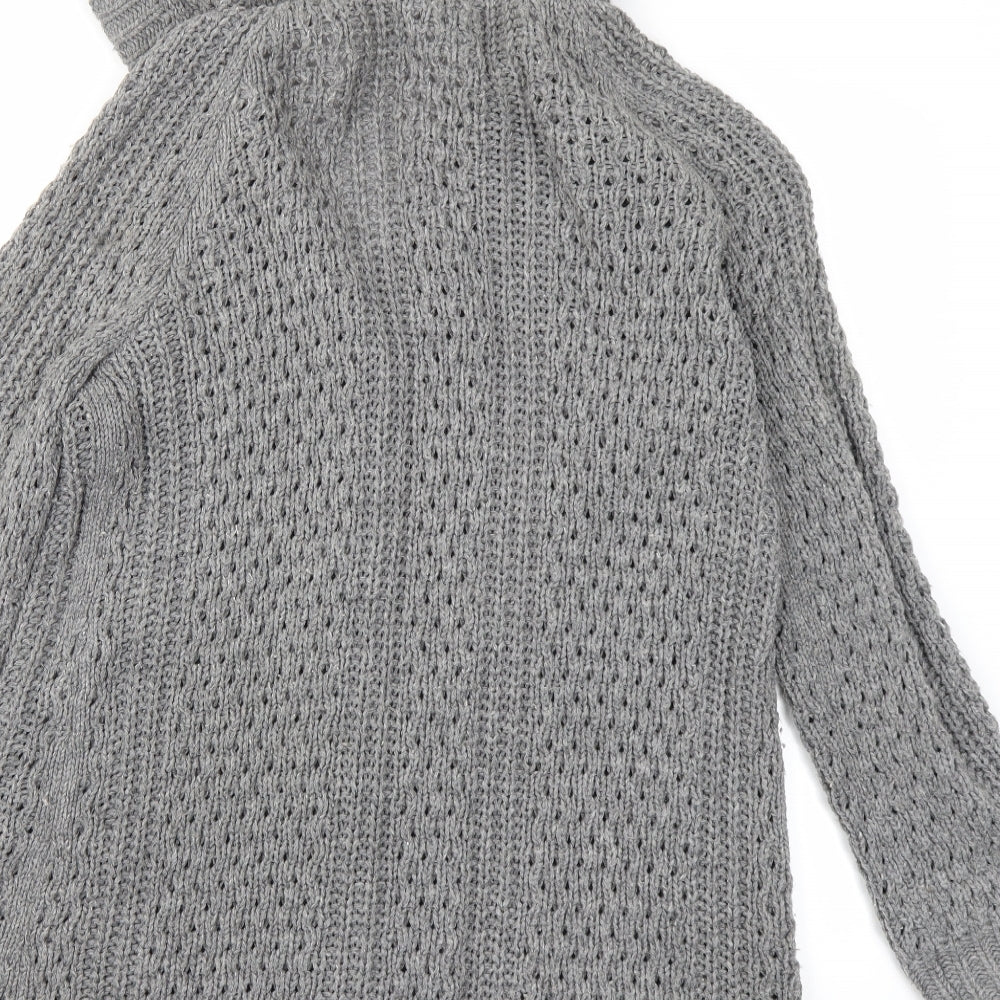 BE Beau Womens Grey   Cardigan Jumper Size 16