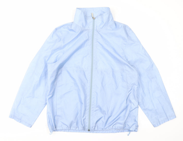 TUZZI Womens Blue Rain Coat Coat Size 16