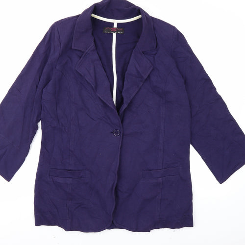 New Look Womens Blue   Jacket  Size 14