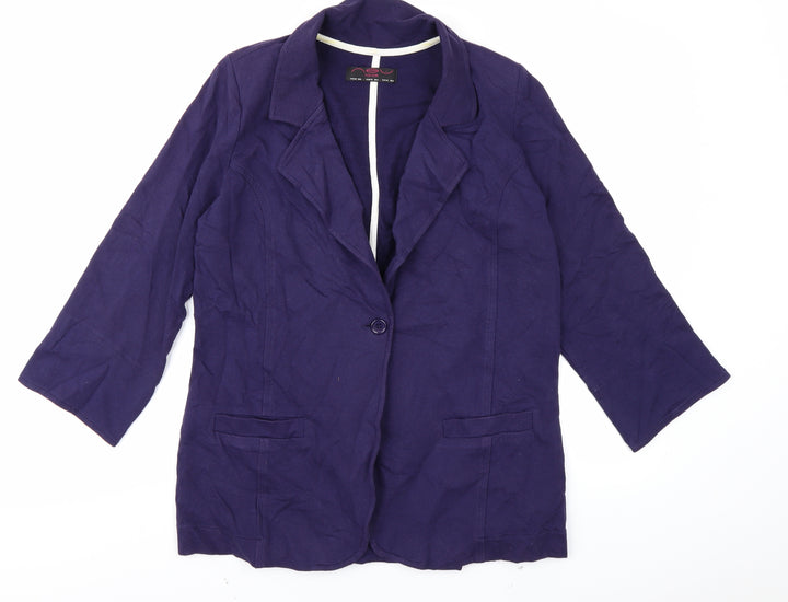 New Look Womens Blue   Jacket  Size 14