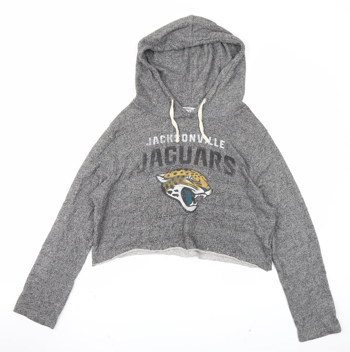 Topshop Womens Grey Pullover Hoodie Size 10