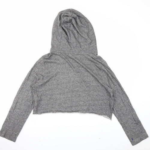 Topshop Womens Grey   Pullover Hoodie Size 10