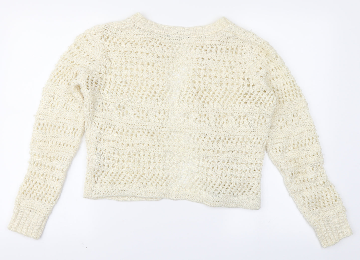 Atmosphee Womens Ivory   Cardigan Jumper Size 10
