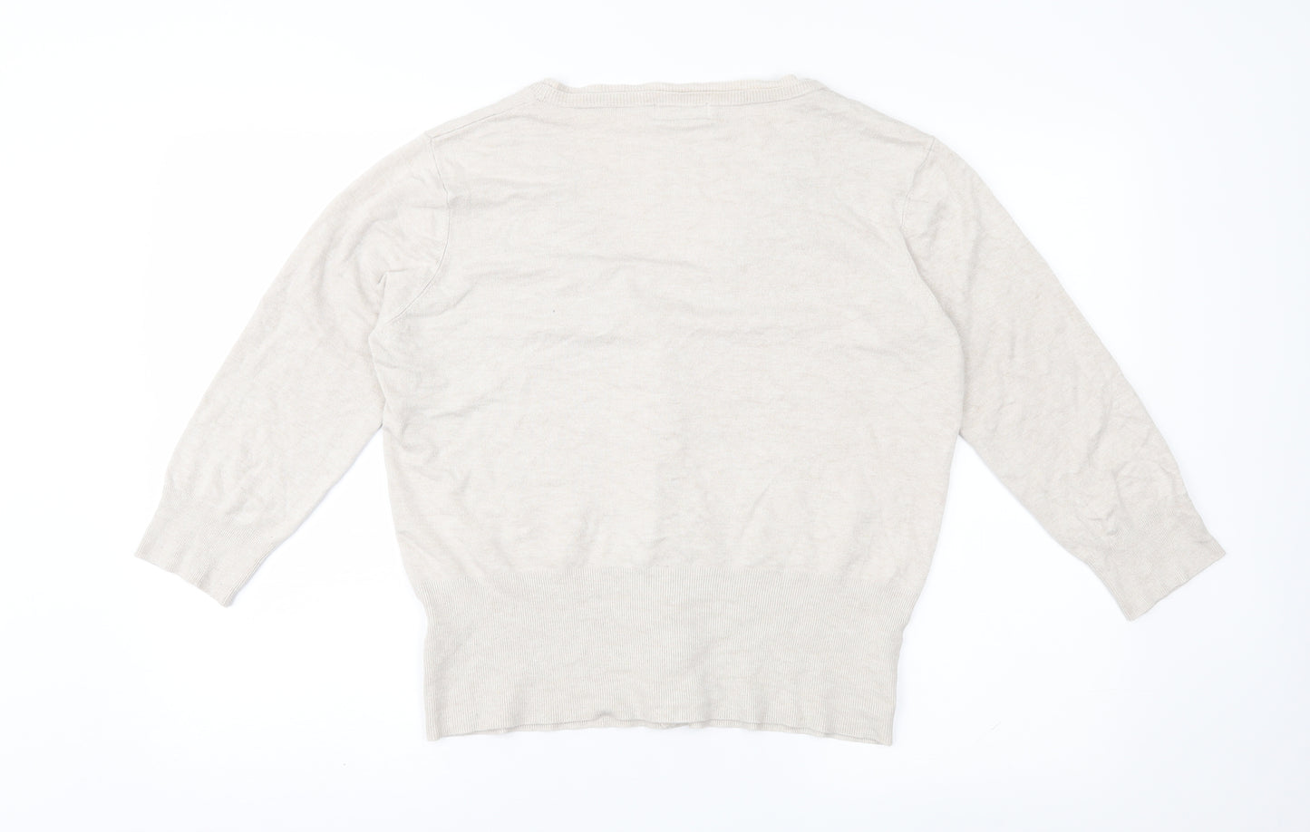 Linea Girls Beige  Knit Cardigan Jumper Size XL