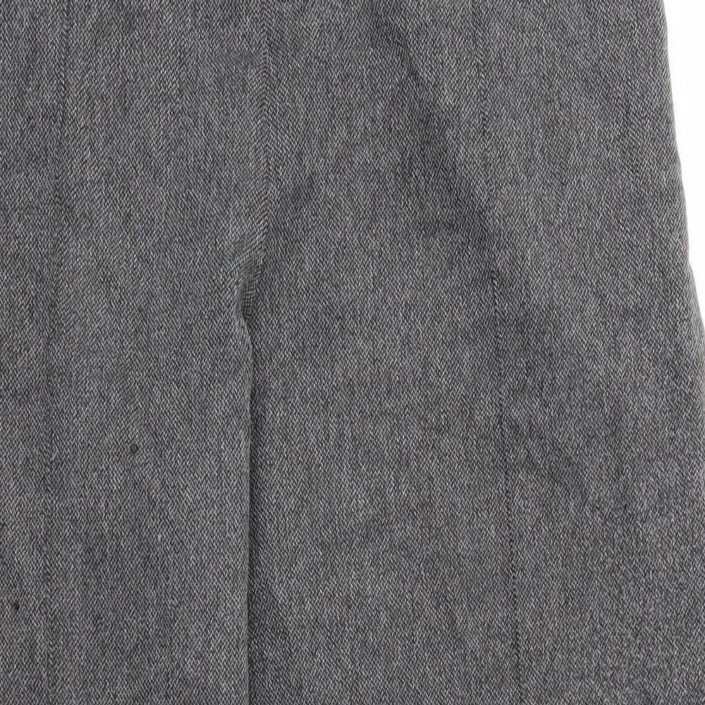 M&S Womens Grey   Trousers  Size 18 L27 in