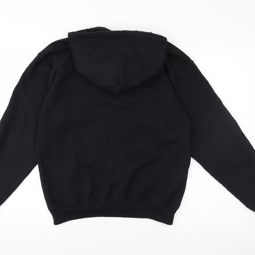 PRETTYLITTLETHING Womens Black  Jersey Pullover Hoodie Size S