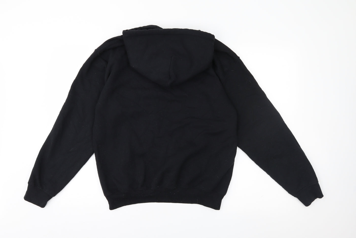 PRETTYLITTLETHING Womens Black  Jersey Pullover Hoodie Size S