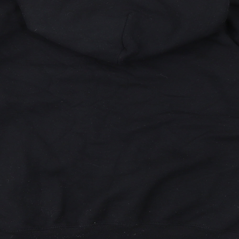 PRETTYLITTLETHING Womens Black  Jersey Pullover Hoodie Size S