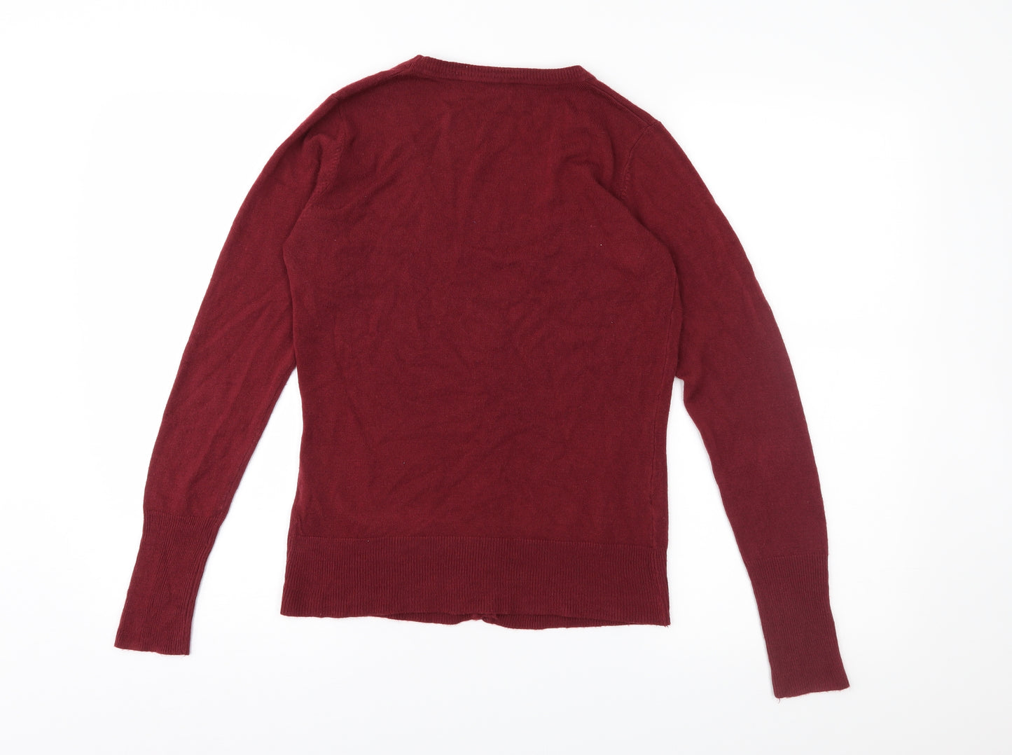 Atmosphere Womens Red  Knit Cardigan Jumper Size 10