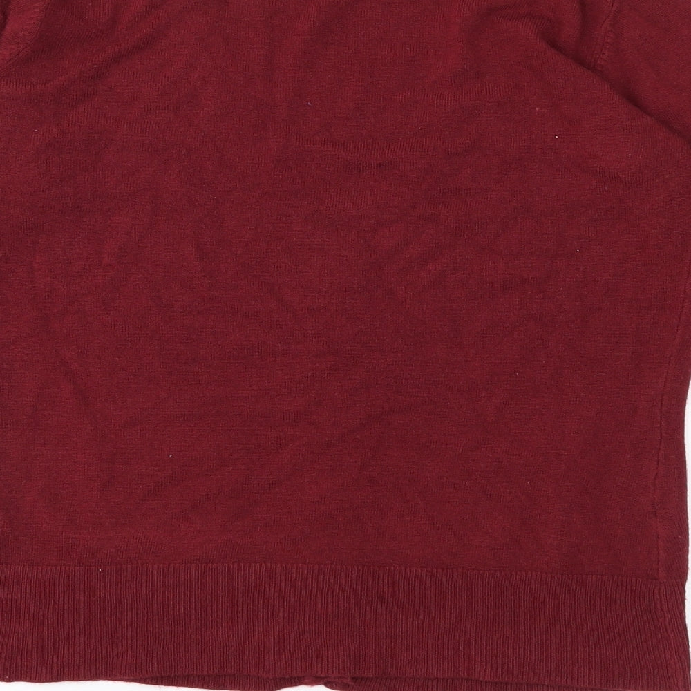 Atmosphere Womens Red  Knit Cardigan Jumper Size 10