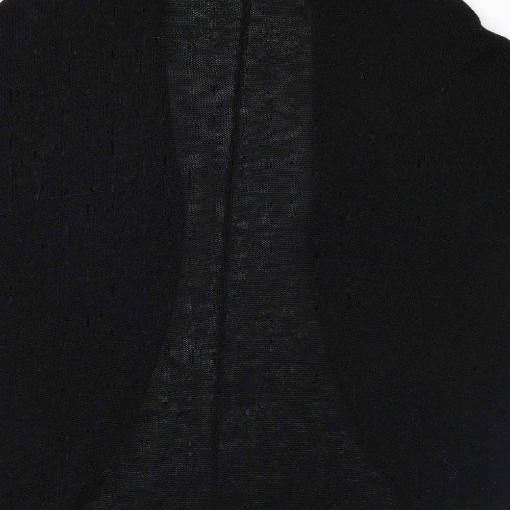 Colins Womens Black  Knit Gilet Poncho One Size