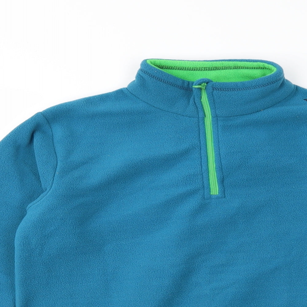 Quechua Girls Blue  Fleece Pullover Sweatshirt Size 11-12 Years