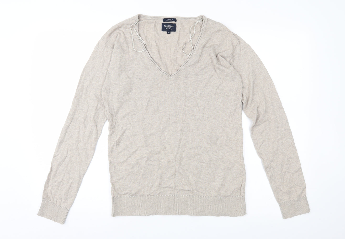 McGregor Womens Beige  Knit Pullover Jumper Size XS