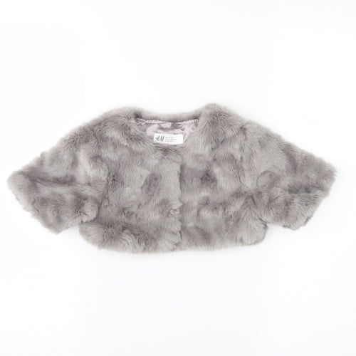 H&M Girls Grey   Jacket  Size 5 Years