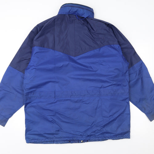 Outdoor Wear Mens Blue   Rain Coat Coat Size L