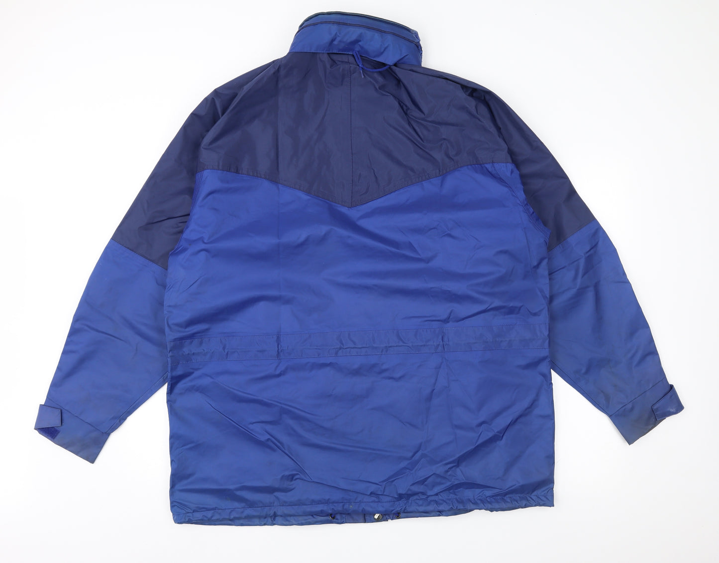 Outdoor Wear Mens Blue   Rain Coat Coat Size L