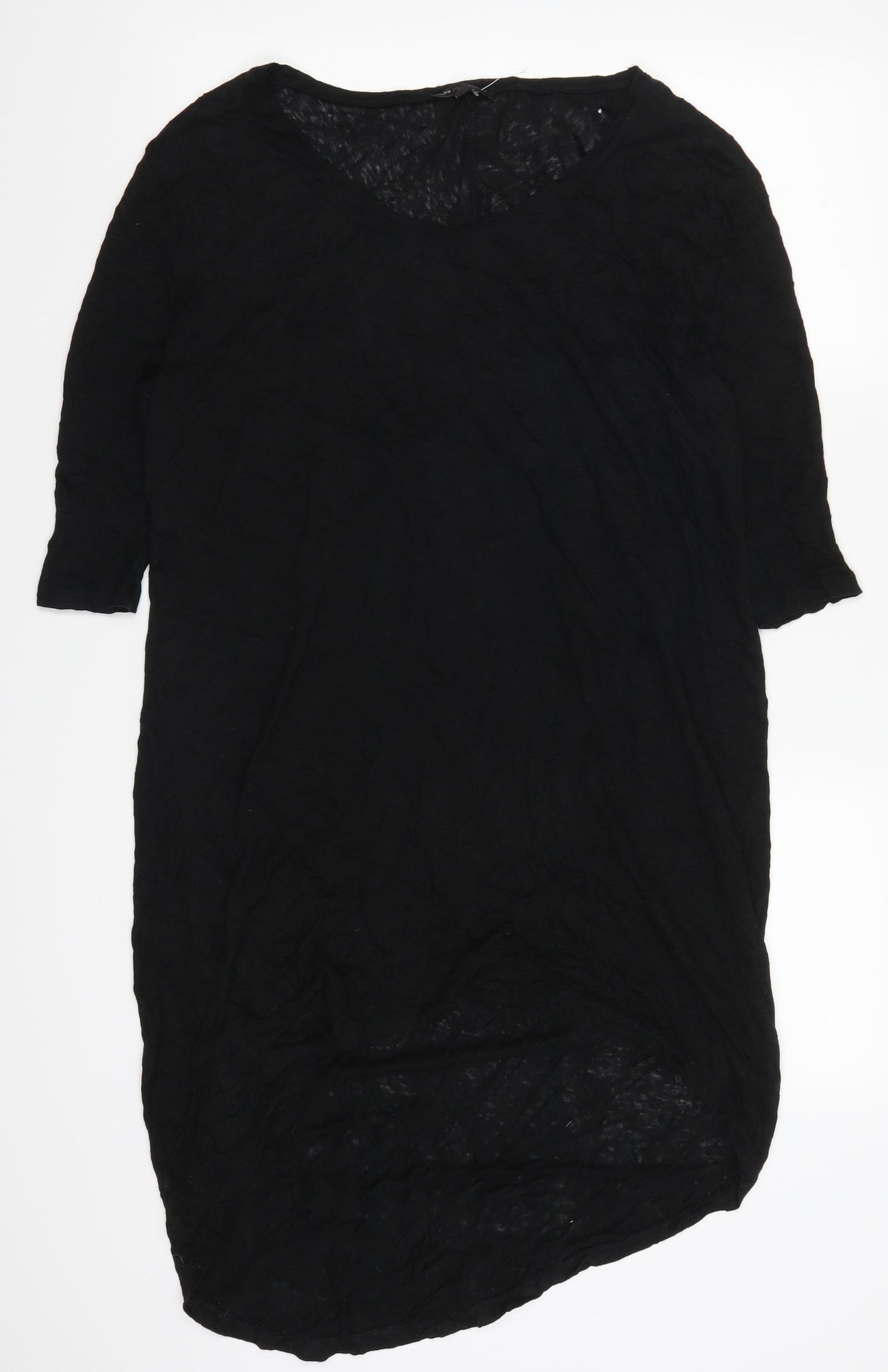 Moss Copenhagen Womens Black   T-Shirt Dress  Size S