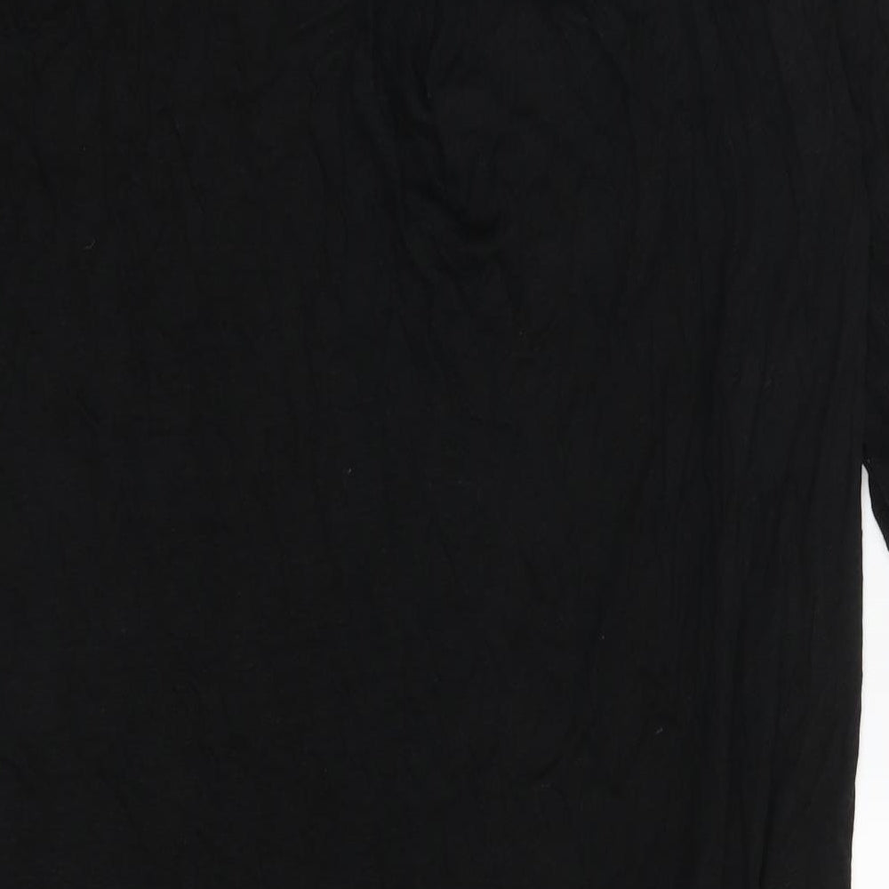 Moss Copenhagen Womens Black   T-Shirt Dress  Size S