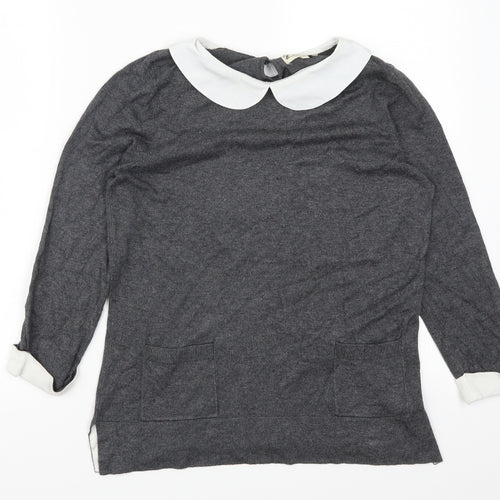Papaya Womens Grey   Pullover Jumper Size 10