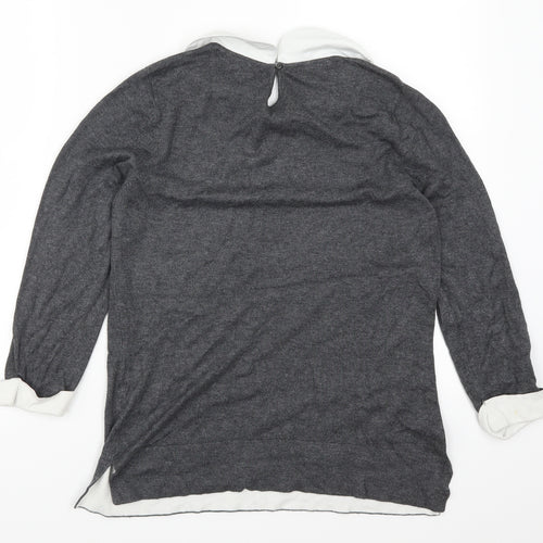Papaya Womens Grey   Pullover Jumper Size 10
