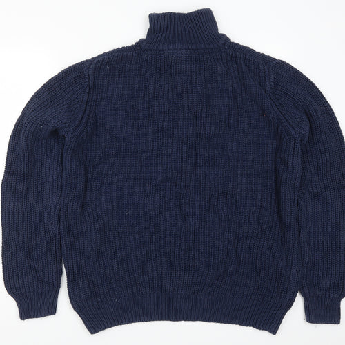 Racing Green Mens Blue  Knit Pullover Jumper Size XL
