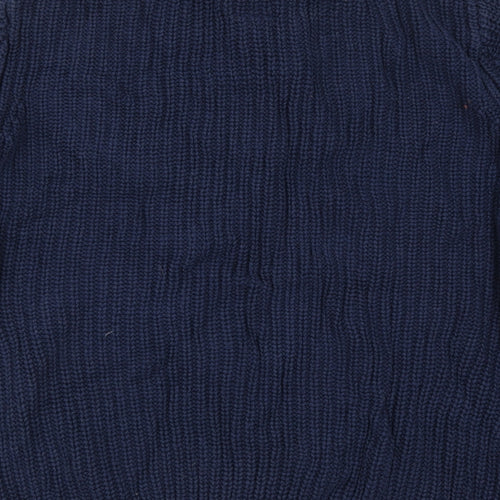 Racing Green Mens Blue  Knit Pullover Jumper Size XL
