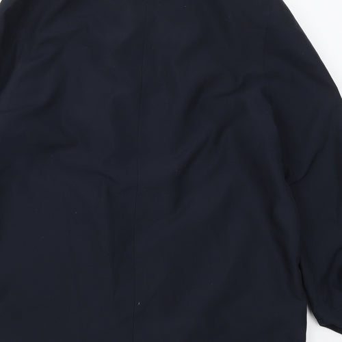 Summer Style Womens Blue   Overcoat Coat Size 14
