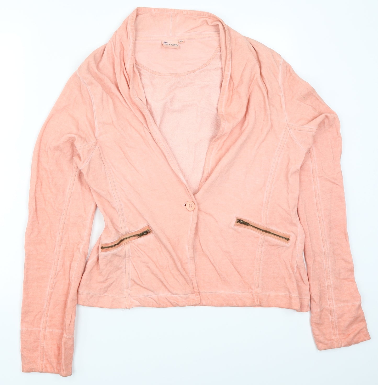 City Life Womens Pink   Jacket  Size XL