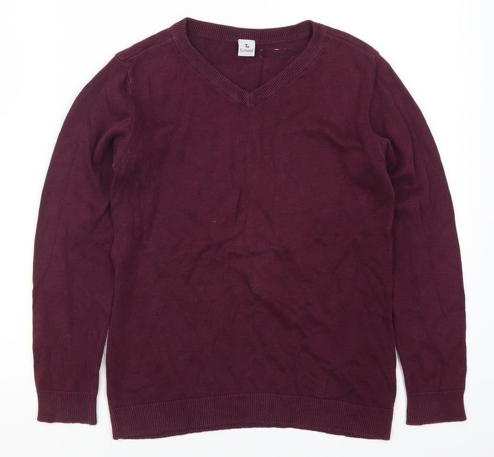 TU Boys Purple   Pullover Jumper Size 9 Years